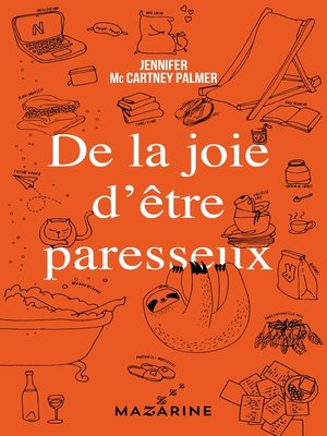 cover image of De la joie d'être paresseux